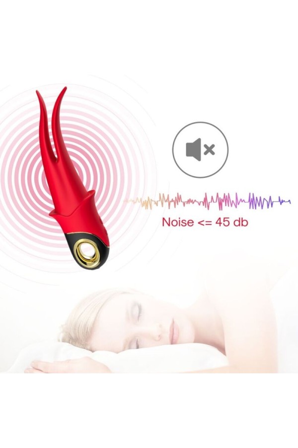 Shadow Vibrator Doppelkopf Teasing Rot von Armony Vibrators kaufen | Fesselliebe