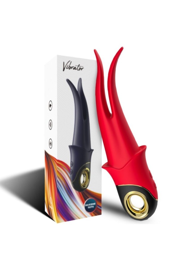 Shadow Vibrator Doppelkopf Teasing Rot von Armony Vibrators kaufen | Fesselliebe