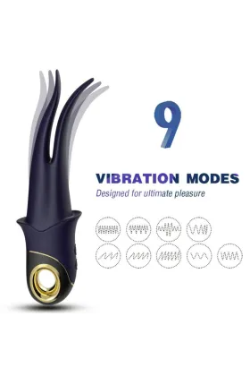 Shadow Vibrator Doppelkopf Teasing Blau von Armony Vibrators