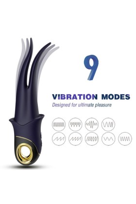 Shadow Vibrator Doppelkopf Teasing Blau von Armony Vibrators kaufen | Fesselliebe