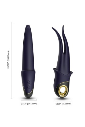 Shadow Vibrator Doppelkopf Teasing Blau von Armony Vibrators kaufen | Fesselliebe