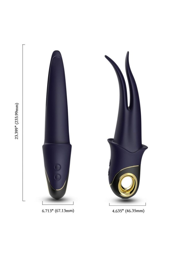 Shadow Vibrator Doppelkopf Teasing Blau von Armony Vibrators kaufen | Fesselliebe