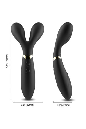 Y-Wand Massager & Vibrator Doppelkopf Schwarz von Armony Massagers kaufen | Fesselliebe