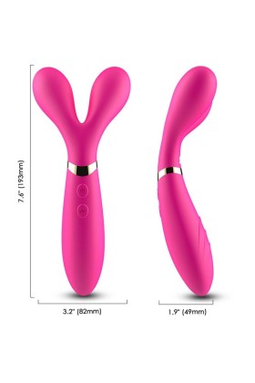 Y-Wand Massager & Vibrator Doppelkopf Fuchsia von Armony Massagers kaufen | Fesselliebe