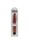 Realistischer Penis Vibrator 25,6 Cm Braun von King Cock kaufen - Fesselliebe