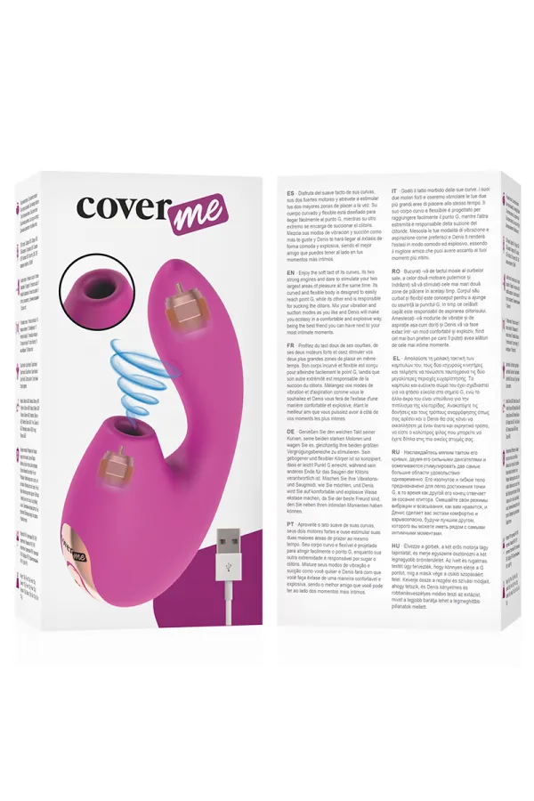 Klitorasaugung & Leistungsstarker G-Spot-Rush-Vibrator von Coverme