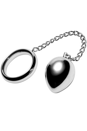 Cockring 40mm + Kette mit Metallkugel von Metal Hard kaufen | Fesselliebe