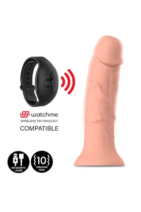 Asher Original Dildo S - Vibrator Kompatibel mit Watchme Wireless Technology von Mythology Fantasy Dildo