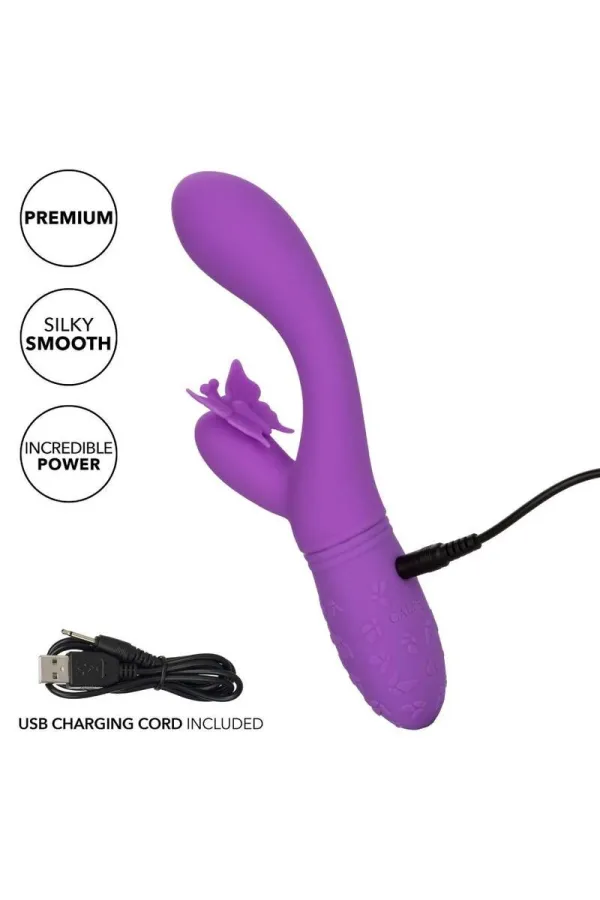 Butterfly Kiss Flutter Vibrator Violett von California Exotics kaufen - Fesselliebe