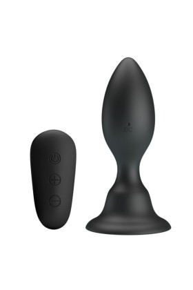 Analstecker mit Vibration, Schwarze mit Fernbedienung von Mr Play kaufen | Fesselliebe
