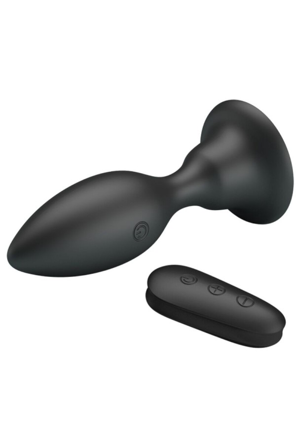 Analstecker mit Vibration, Schwarze mit Fernbedienung von Mr Play kaufen | Fesselliebe
