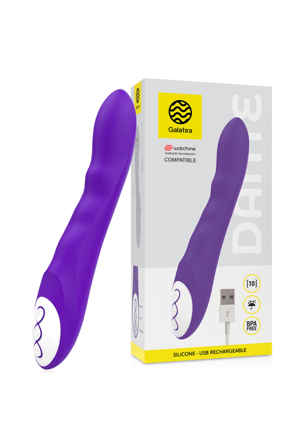 Dante Lila Vibrator, Kompatibel mit der Drahtlosen Watchme-Technologie von Galatea kaufen | Fesselliebe