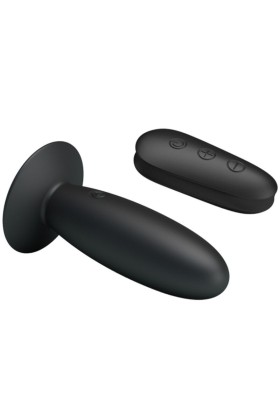 Analstecker mit Vibration, Schwarze mit Fernbedienung von Mr Play kaufen | Fesselliebe