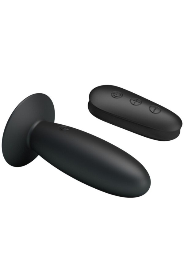 Analstecker mit Vibration, Schwarze mit Fernbedienung von Mr Play kaufen | Fesselliebe