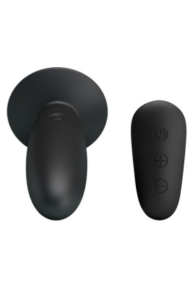 Analstecker mit Vibration, Schwarze mit Fernbedienung von Mr Play kaufen | Fesselliebe