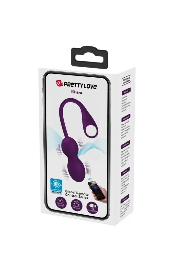 PRETTY LOVE - ELVIRA KEGEL BALLS APP FERNBEDIENUNG LILA kaufen - Fesselliebe