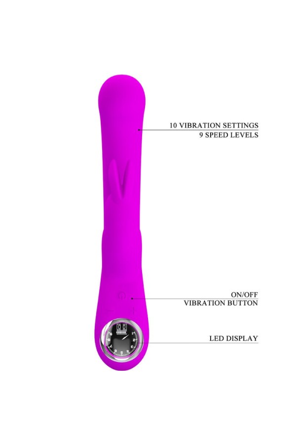 Lamar Rabbit Vibrator & Violetter G-Spot von Pretty Love Flirtation kaufen | Fesselliebe