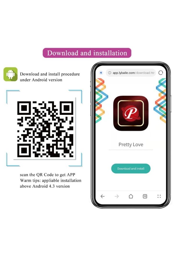 Billy Vibrationsfernbedienung Lila mit kostenloser App von Pretty Love kaufen | Fesselliebe