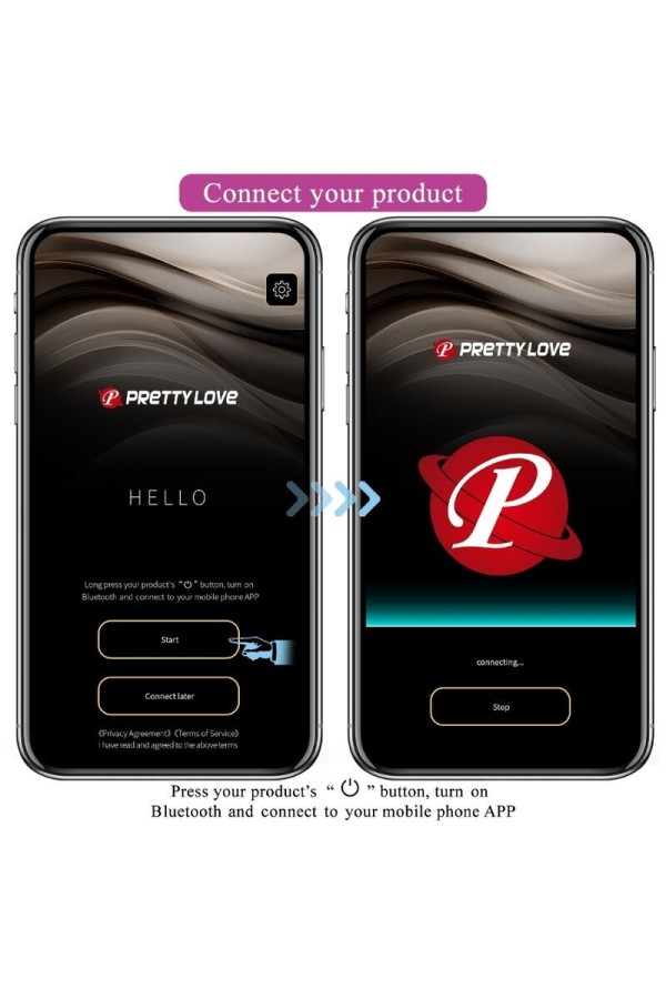 Billy Vibrationsfernbedienung Lila mit kostenloser App von Pretty Love kaufen | Fesselliebe