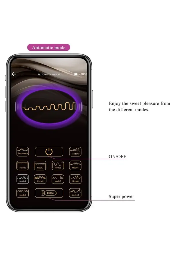 PRETTY LOVE - BILLY VIBRATIONSFERNBEDIENUNG LILA - KOSTENLOSE APP kaufen - Fesselliebe