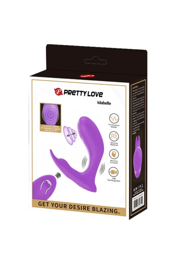 PRETTY LOVE - IDABELLE VIBRATION & PULSATION FERNBEDIENUNG VIOLETT kaufen - Fesselliebe