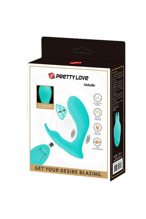 PRETTY LOVE - IDABELLE VIBRATION & PULSATION FERNBEDIENUNG BLAU kaufen - Fesselliebe