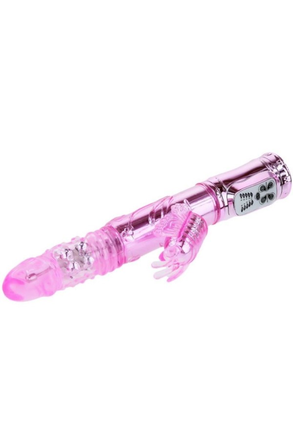 wiederaufladbarer Vibrator mit Rotation und Pochenden Schmetterlingsstimulator von Baile Rotations kaufen | Fesselliebe