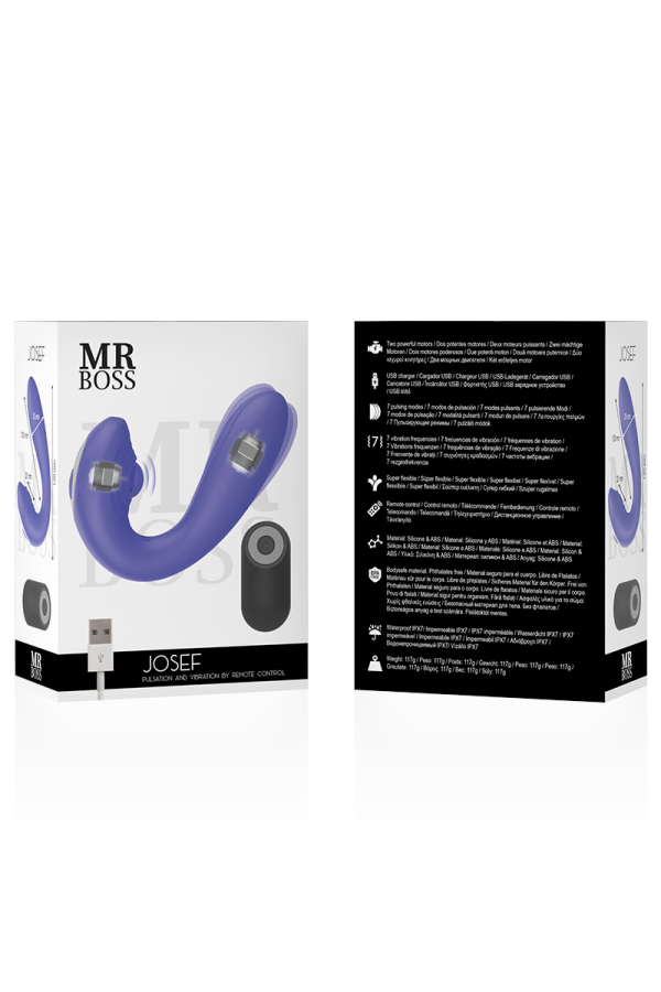 Josef Pulsations- & Vibrationsfernbedienung für Paare von Mr. Boss kaufen | Fesselliebe