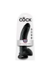 King Cock 9" Cock Schwarz mit Eier 22,9 Cm von King Cock kaufen - Fesselliebe