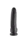 King Cock 9" Cock Schwarz mit Eier 22,9 Cm von King Cock kaufen - Fesselliebe