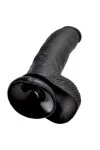 King Cock 9" Cock Schwarz mit Eier 22,9 Cm von King Cock kaufen - Fesselliebe