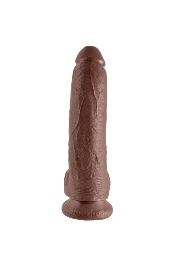 King Cock 9" Cock Braun mit Eier 22,9 Cm von King Cock kaufen - Fesselliebe