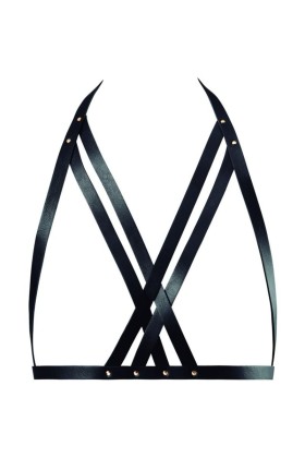 Halter-BH-Harness Schwarz von Bijoux Maze kaufen | Fesselliebe