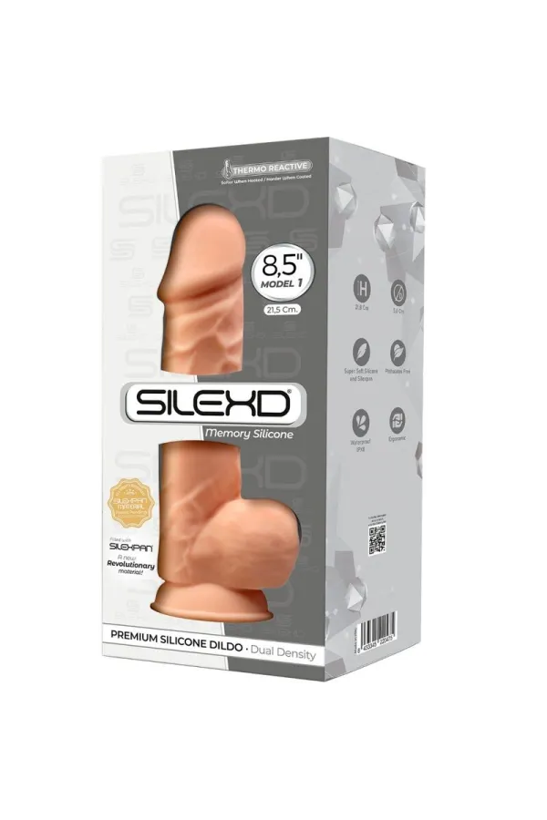 Modell 1 Realistischer Dildo Premium Silexpan Silikon 21,5 cm von Silexd kaufen - Fesselliebe