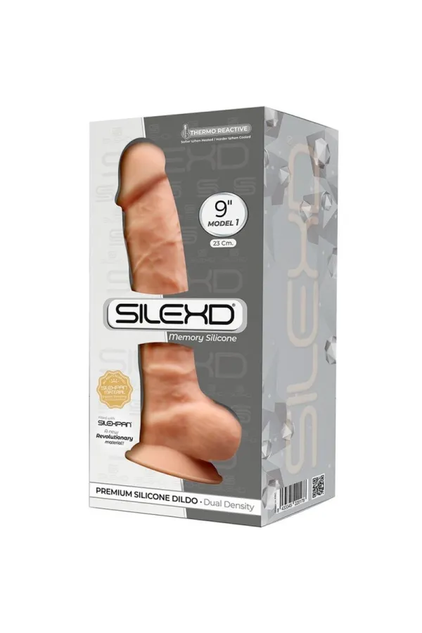 Model 1 Realistischer Dildo Premium Silexpan Silikon 23 cm von Silexd kaufen - Fesselliebe