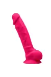 Model 1 Realistischer Penis Premium Silexpan Silikon Fuchsia 23 cm von Silexd