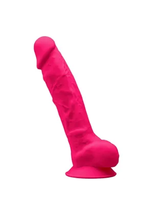 Modell 1 Realistischer Dildo Premium Silexpan Silikon Fuchsia 23 cm von Silexd kaufen - Fesselliebe