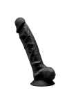 Modell 1 Realistischer Dildo Premium Silexpan Silikon Schwarz 23 cm von Silexd kaufen - Fesselliebe