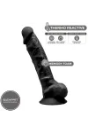 Modell 1 Realistischer Dildo Premium Silexpan Silikon Schwarz 23 cm von Silexd kaufen - Fesselliebe