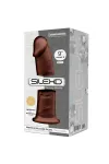 Modell 2 Realistischer Penis Premium Silexpan Silikon Braun 23 cm von Silexd kaufen - Fesselliebe