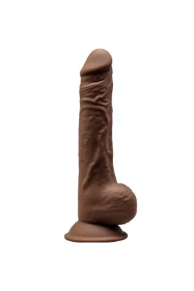 Modell 1 Realistischer Dildo Premium Silexpan Silikon Braun 24 cm von Silexd kaufen - Fesselliebe