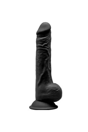 Modell 1 Realistischer Dildo Premium Silexpan Silikon Schwarz 24 cm von Silexd kaufen - Fesselliebe