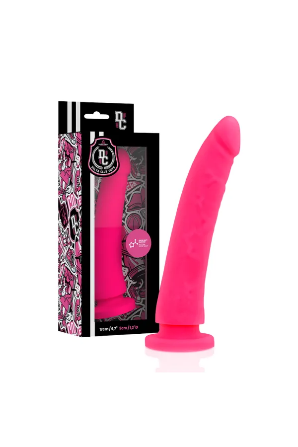 Strap-On Harness + Dildo Rosa Silikon 17 X 3 Cm von Deltaclub kaufen - Fesselliebe