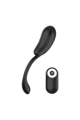 Vibrationsei mit Fernbedienung wiederaufladbar Schwarz/Gold von Coquette Toys kaufen | Fesselliebe