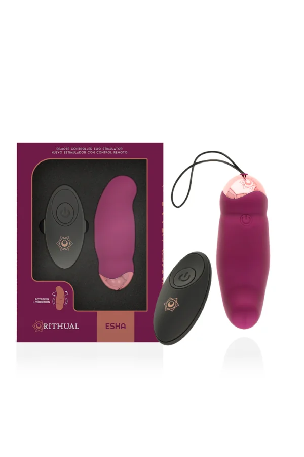 Esha Fernsteuerbares Ei Stimulator Rotation + Vibration von Rithual kaufen - Fesselliebe