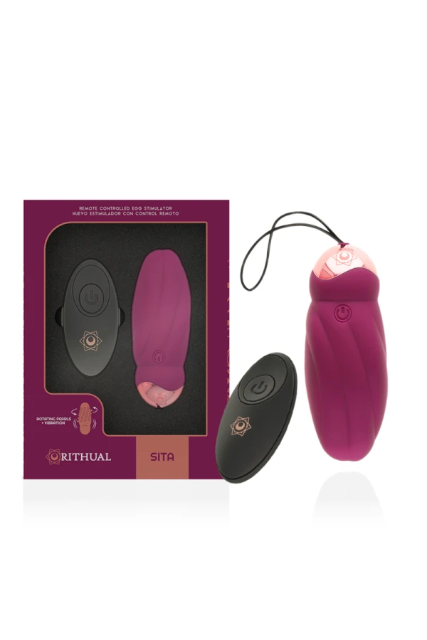 Sita Egg Fernbedienbare Perlendrehung + Vibration von Rithual