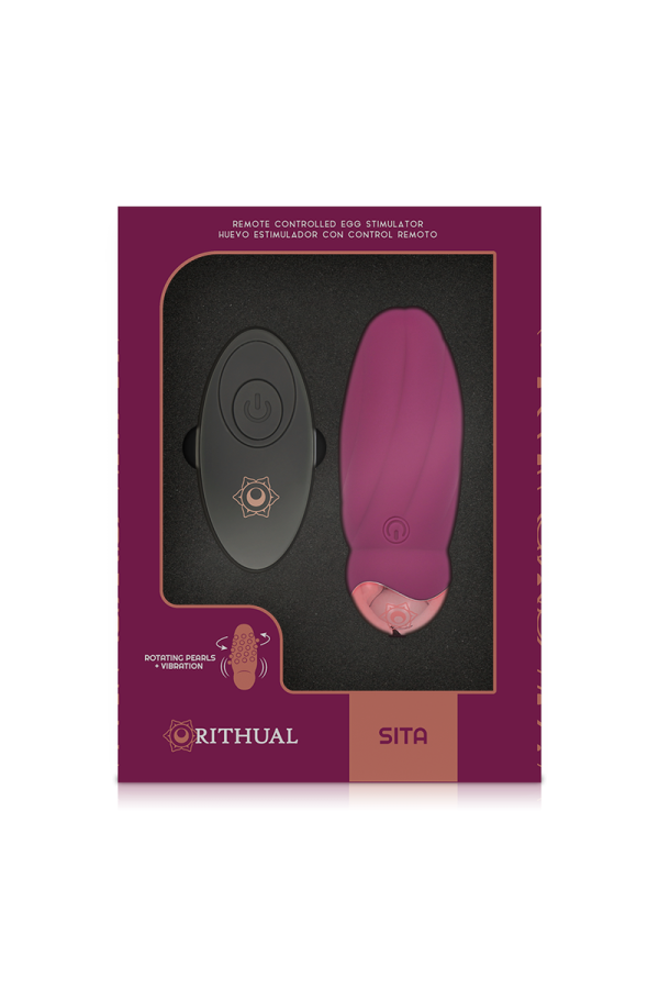 Sita Egg mit Fernbedienung Perlendrehung + Vibration von Rithual kaufen | Fesselliebe