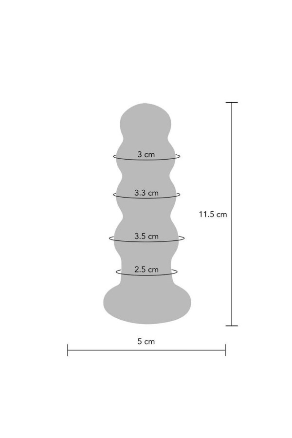Buttocks der Strahlende Glas-Buttplug von Toyjoy kaufen | Fesselliebe