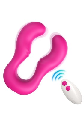 Seraph Vibrator Doppelte mit Fernbedienung Fuchsia von Armony Vibrators kaufen | Fesselliebe
