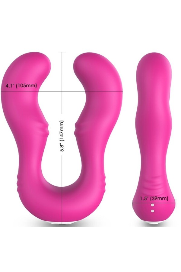 Seraph Vibrator Doppelte mit Fernbedienung Fuchsia von Armony Vibrators kaufen | Fesselliebe